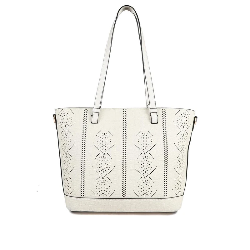 Classic Detail Tote Bag - BELHETIA43000 / 329 233 - Cream