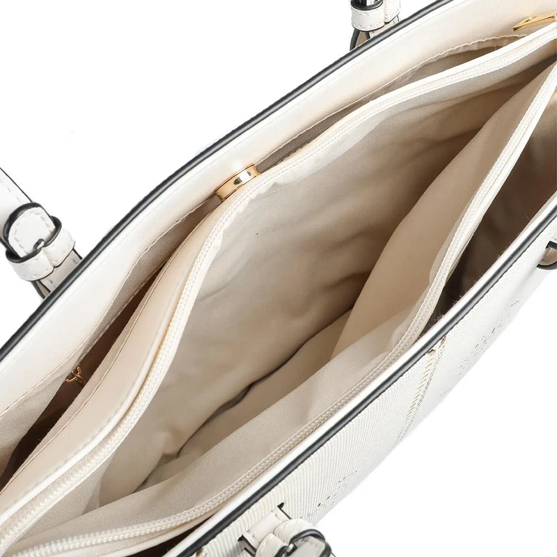 Classic Detail Tote Bag - BELHETIA43000 / 329 233 - Cream