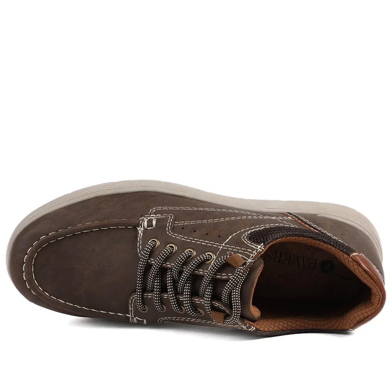 Wide Fit Casual Lace Up Shoes - GANG43003 / 329 270 - Brown