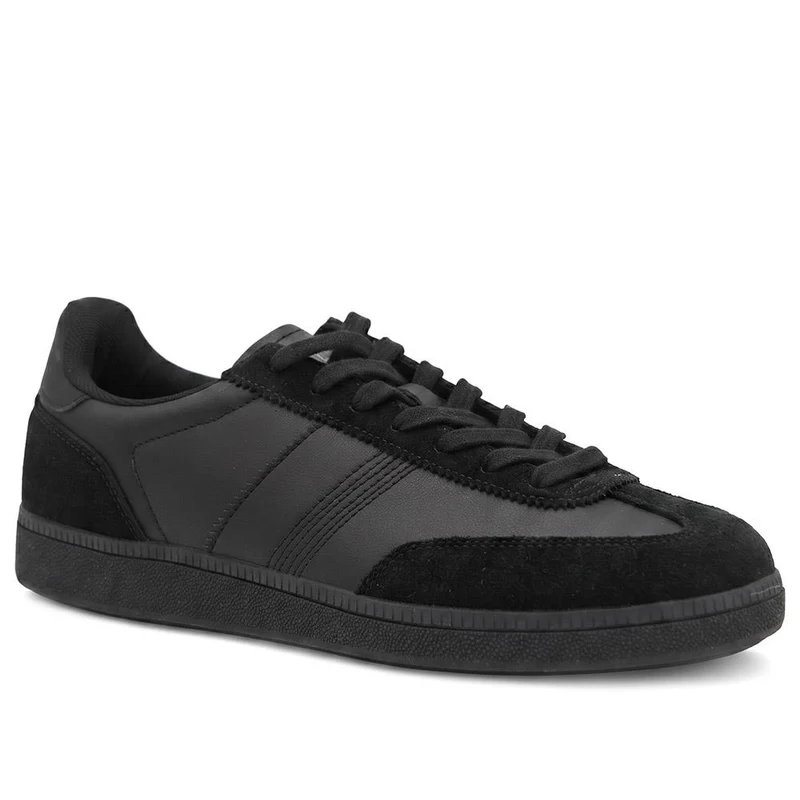 Casual Lace Up Trainers - DINGX44000 / 330 187 - Black-Black