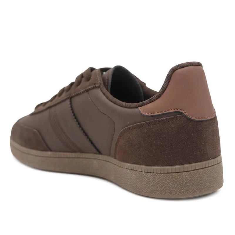 Casual Lace Up Trainers - DINGX44000 / 330 187 - Brown