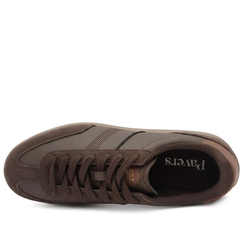 Casual Lace Up Trainers - DINGX44000 / 330 187 - Brown