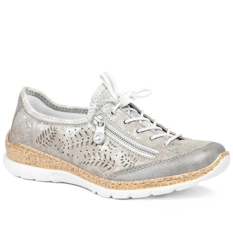 Rieker Bungee Lace & Zip Trainers - RKR43007 / 328 772