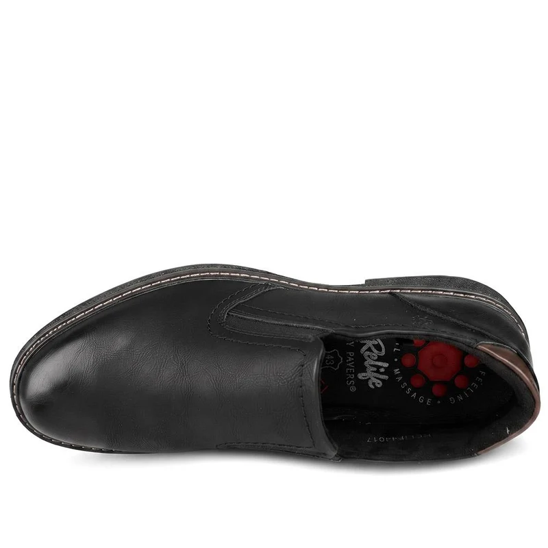 Relife Extra Wide Slip On Shoes - RELIF44017 / 329 887 - Black