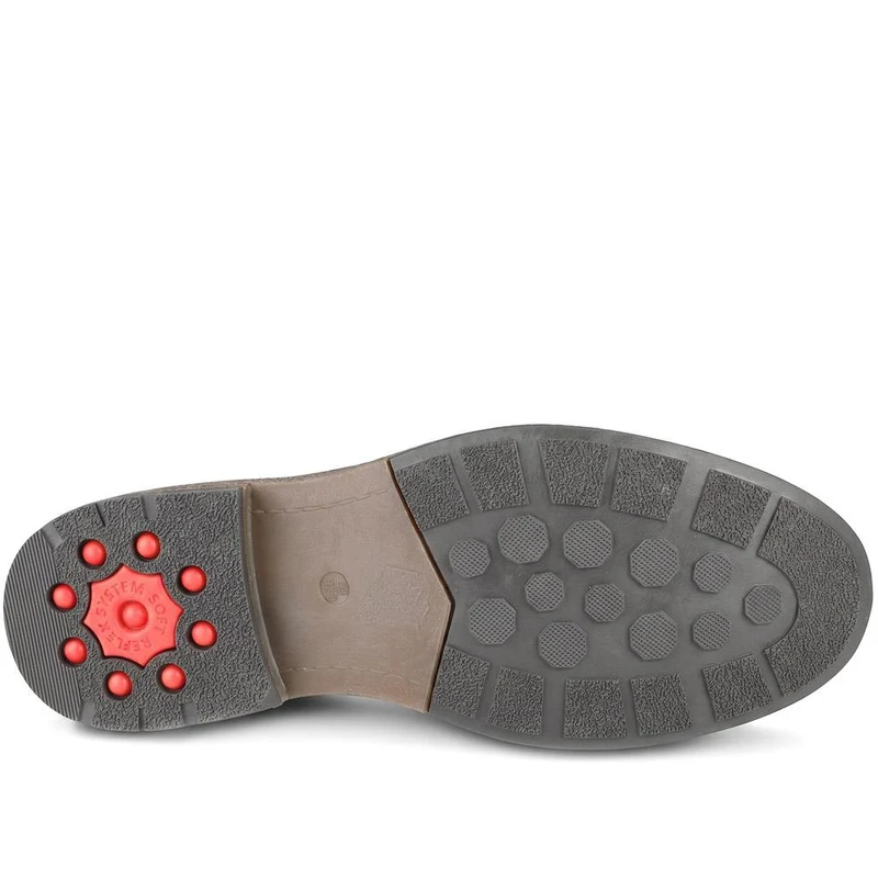 Relife Extra Wide Slip On Shoes - RELIF44017 / 329 887 - Cognac
