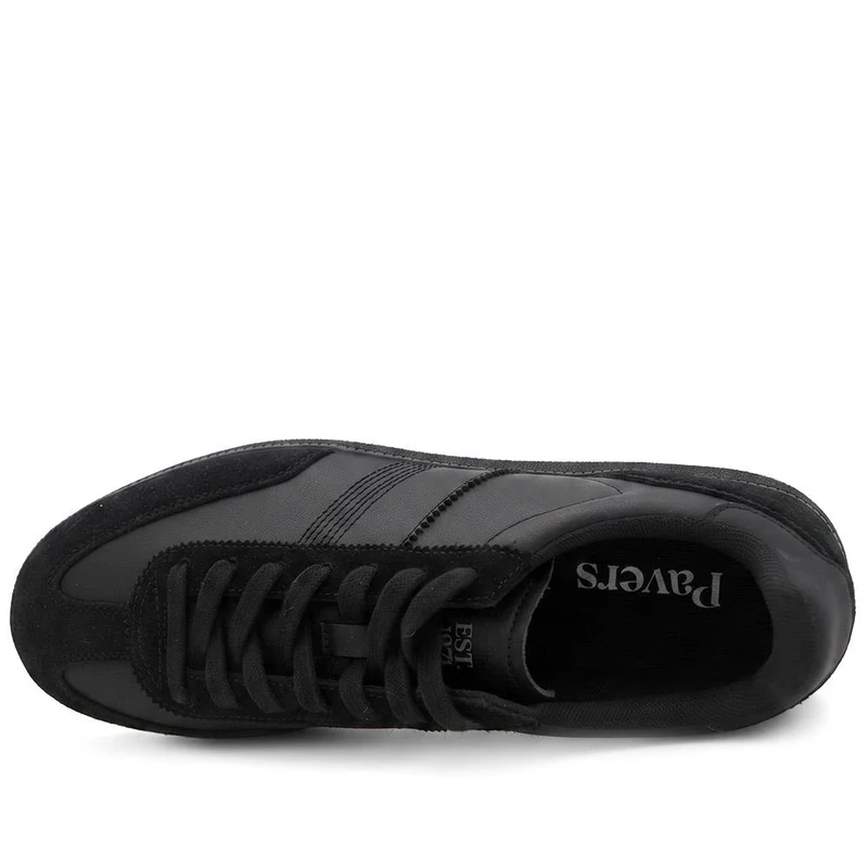 Casual Lace Up Trainers - DINGX44000 / 330 187 - Black-Black