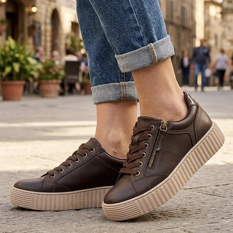 Bellissimo Lightweight Platform Trainers - BELWBIN44058 / 329 749 - Chocolate