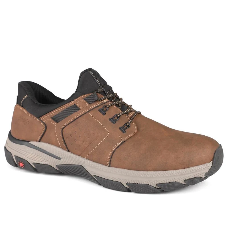 Relife Extra Wide Bungee Lace Shoes - RELIF44020 / 329 874 - Cognac