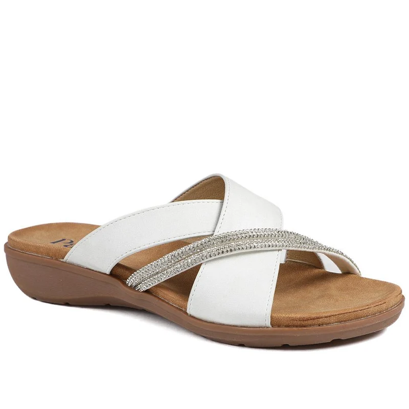 Lightweight Slip On Mule Sandals - BAIZH43010 / 329 165