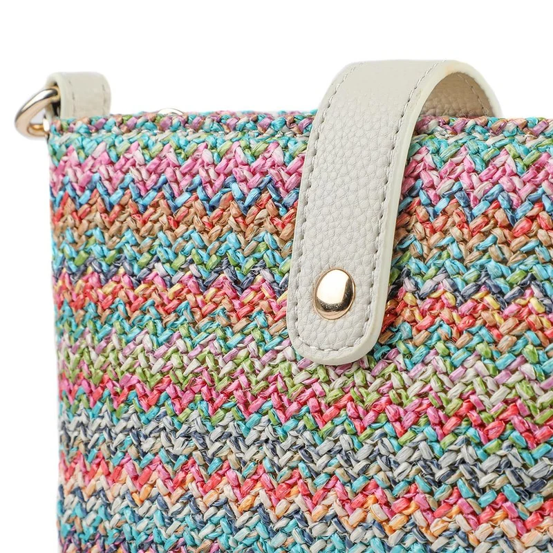 Woven Cross-Body Bag - RIM39003 / 325 286 - Pink Multi