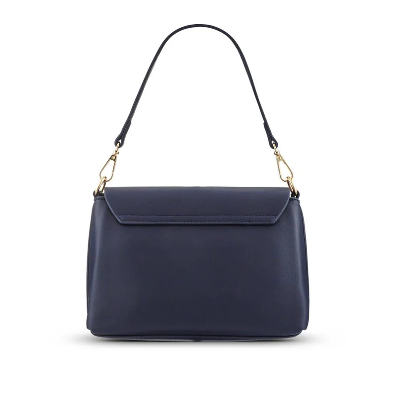 Buckle-Closure Handbag - BELHETIA41001 / 327 409 - Navy