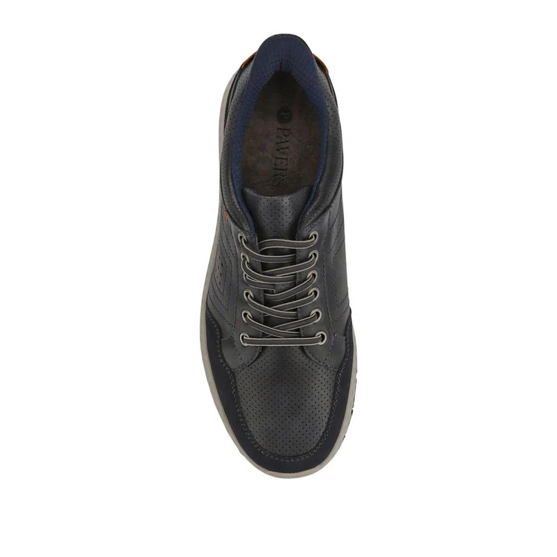 Easy Step In Wide Fit Bungee Laced Shoes - GANG41018 / 327 549 - Navy