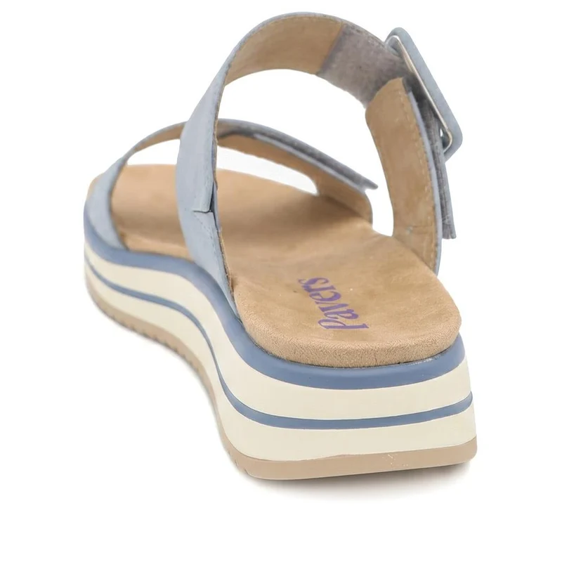 Dual Adjustable Comfort Wedge Mules - GANG43000 / 329 040 - Blue