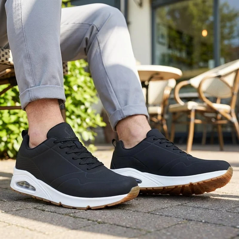 Grippy Lace-Up Trainers - BOJIE41019 / 327 054 - Black