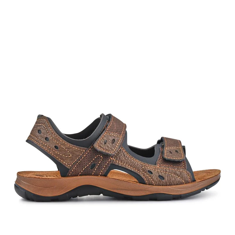 Dual Touch-Fasten Sandals - INB41012 / 326 993 - Brown