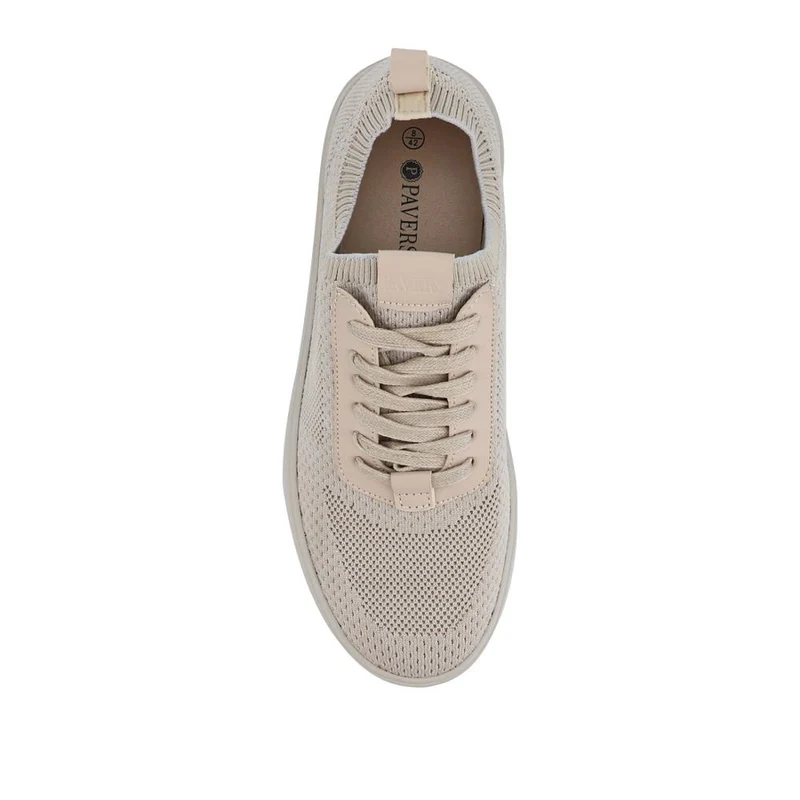 Breathable Chunky-Soled Lace-Ups - JIAHU41000 / 327 229 - Beige