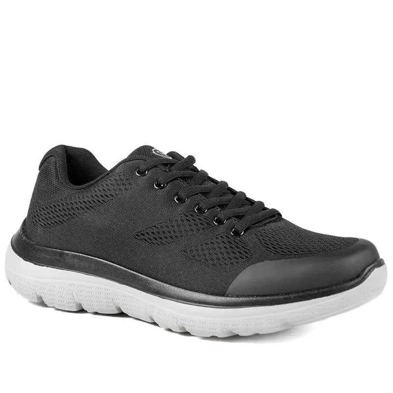 Wide Fit Memory Foam Lace Up Trainers - BOJIE43001 / 328 889