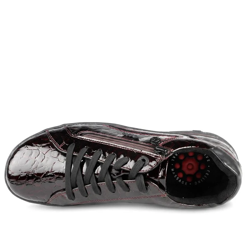 Relife Wide Fit Lace Up Shoes - RELIF44000 / 329 662 - Burgundy