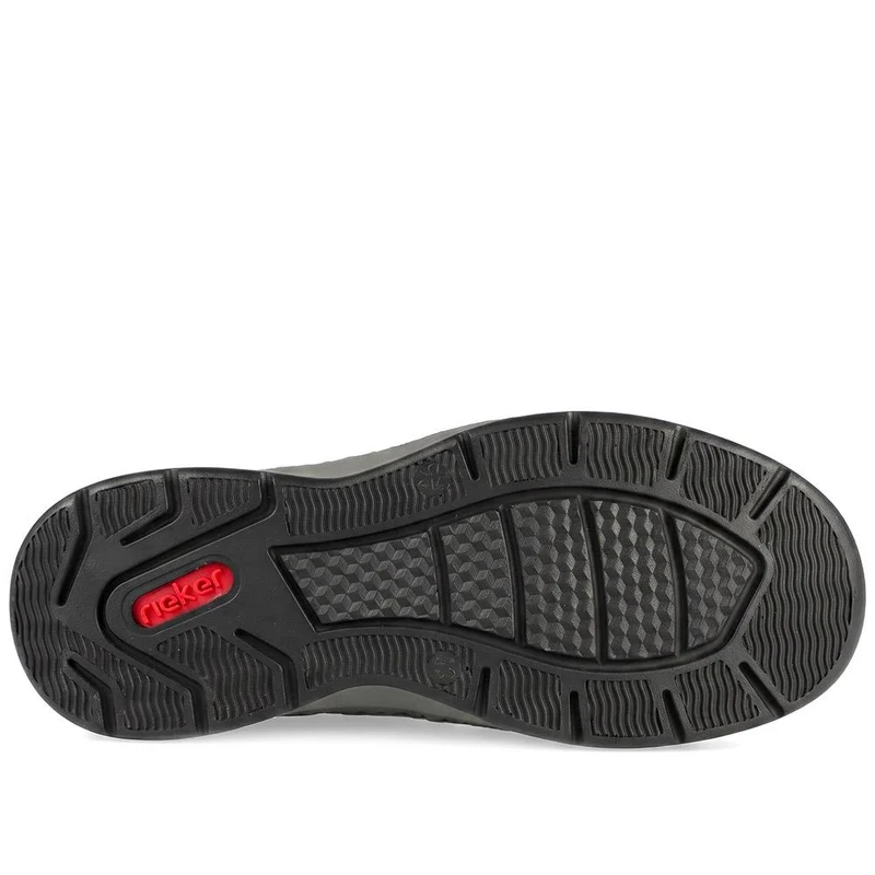 Rieker Elasticated Slip On Shoes - RKR44516 / 329 913 - Charcoal