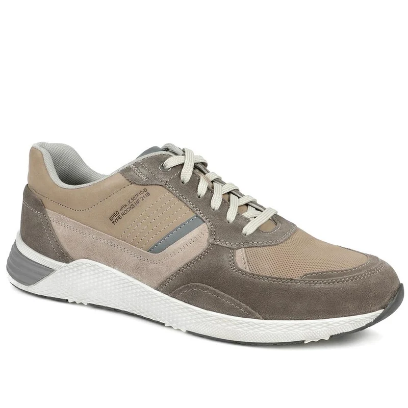 Padders Leather Lace Up Trainers - PADPARK43505 / 328 922