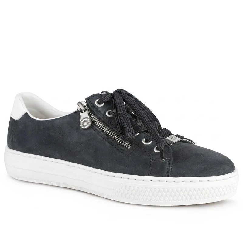 Leather Zip-Up Trainers - RKR31526 / 317 699