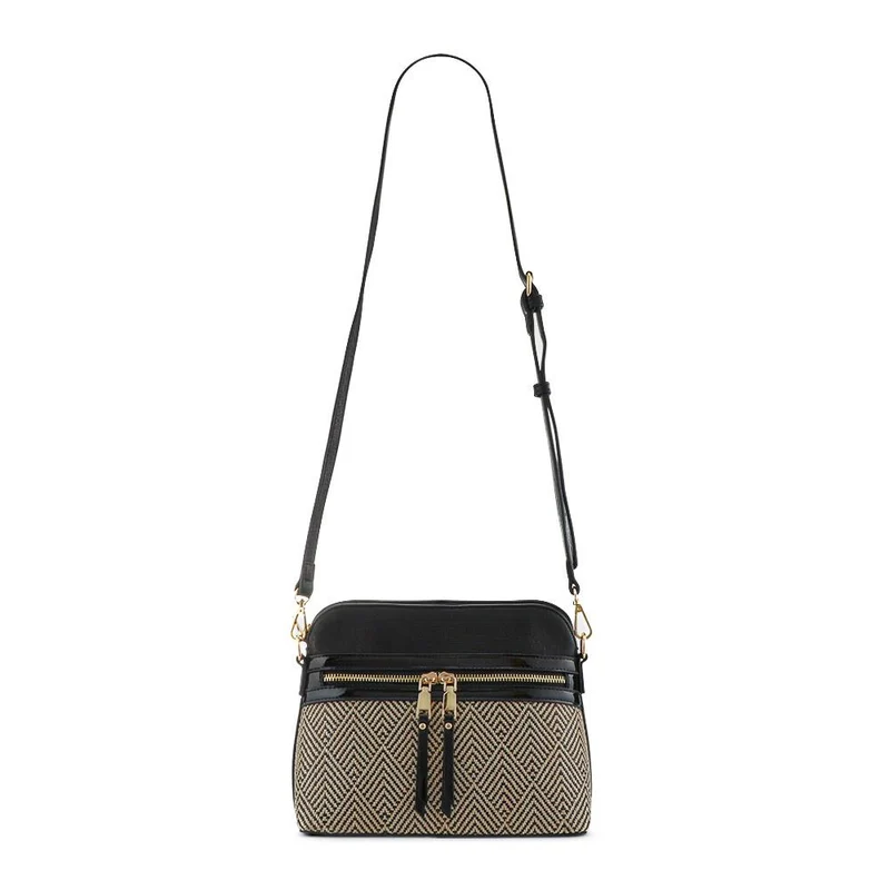 Tonal Cross-Body Bag - BELHETIA33011 / 320 073 - Black