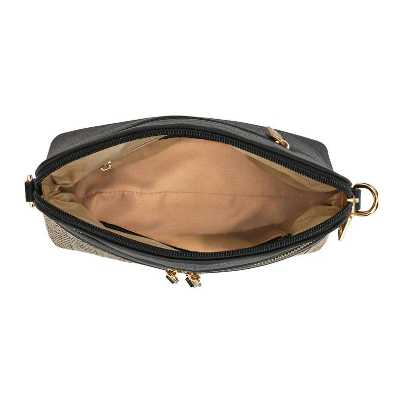 Tonal Cross-Body Bag - BELHETIA33011 / 320 073 - Black