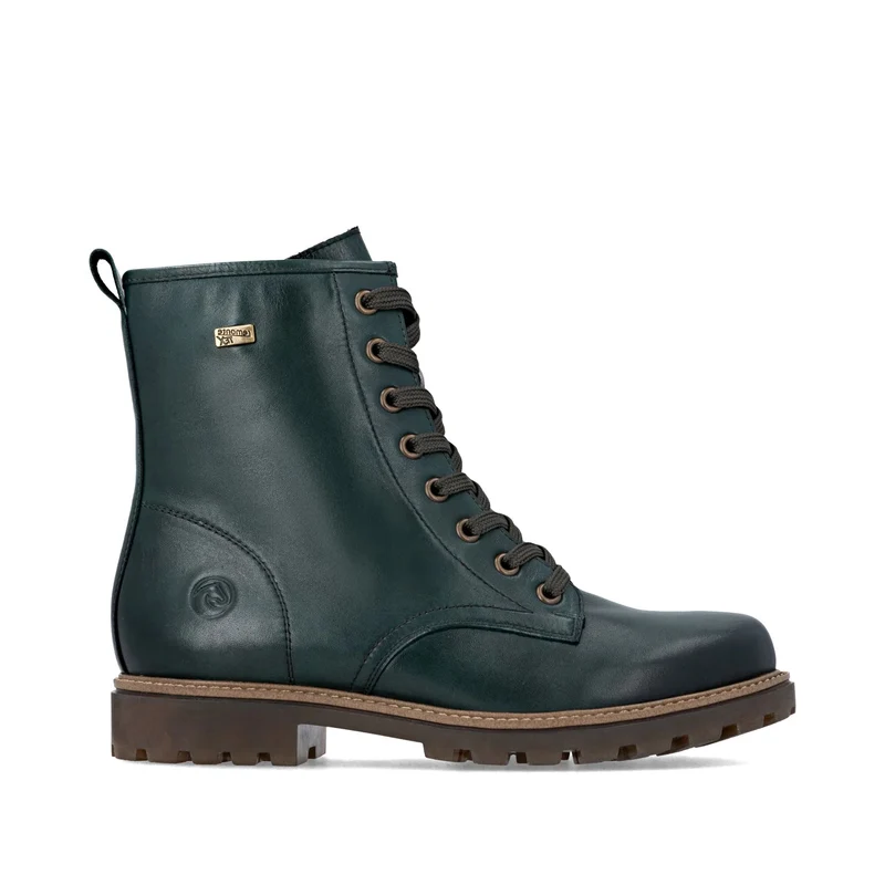 Remonte Damen-Ankle-Boots aus Leder | Grün