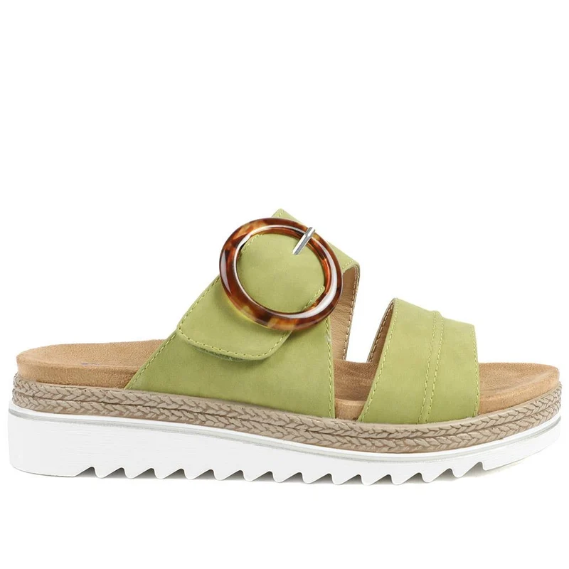 Adjustable-Fitting Mules - WBINS41023 / 327 085 - Green