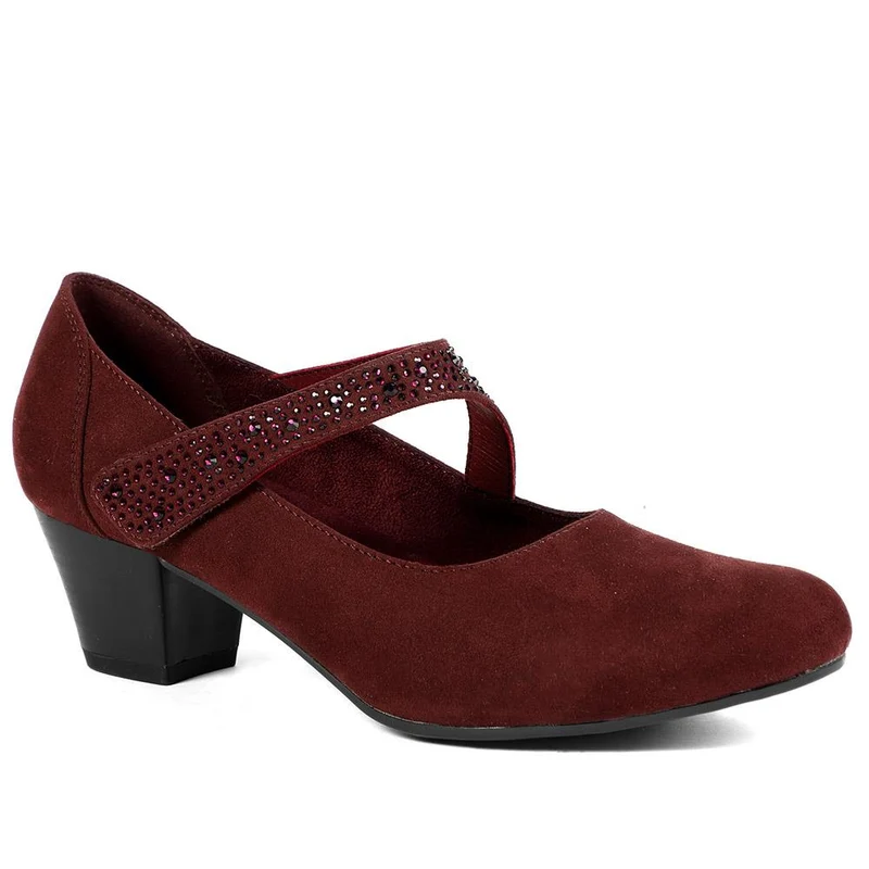 Wide-Fit Cone-Heel Mary Janes - PLAN40030 / 326 845