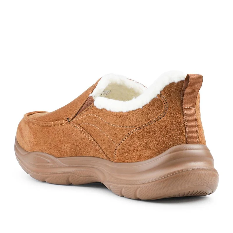 Easy Step In Wide Fit Rugged Slippers - BOJIE42010 / 327 864 - Tan