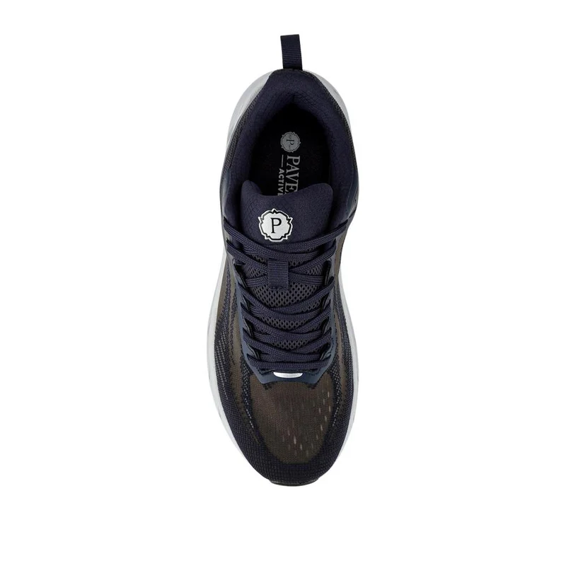 Easy Step In Memory Foam Lace Up Trainers - SUNCH41001 / 327 561 - Blue