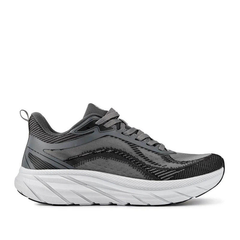 Easy Step In Memory Foam Lace Up Trainers - SUNCH41001 / 327 561 - Grey