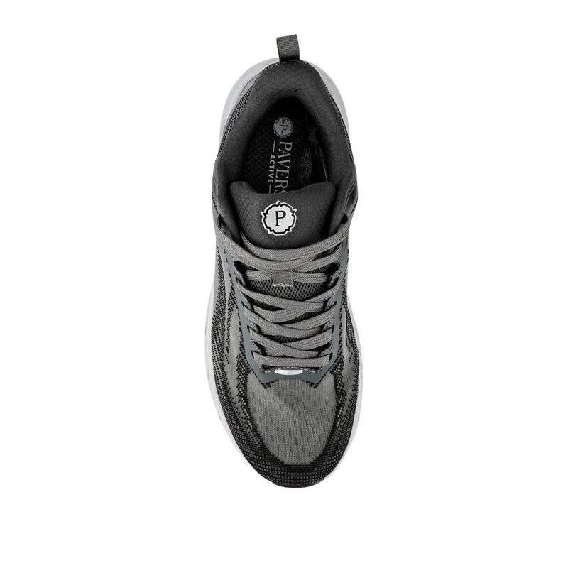 Easy Step In Memory Foam Lace Up Trainers - SUNCH41001 / 327 561 - Grey