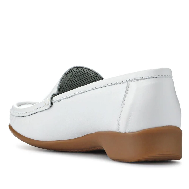 Smart Leather Loafers - CONT2400 / 309 091 - White