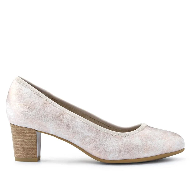 Lightweight Vegan Court Shoes - JANSP41003 / 326 784 - Rose Gold