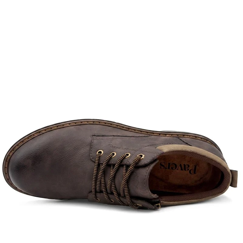 Casual Lace Fasten Shoes - GANG44008 / 329 928 - Brown