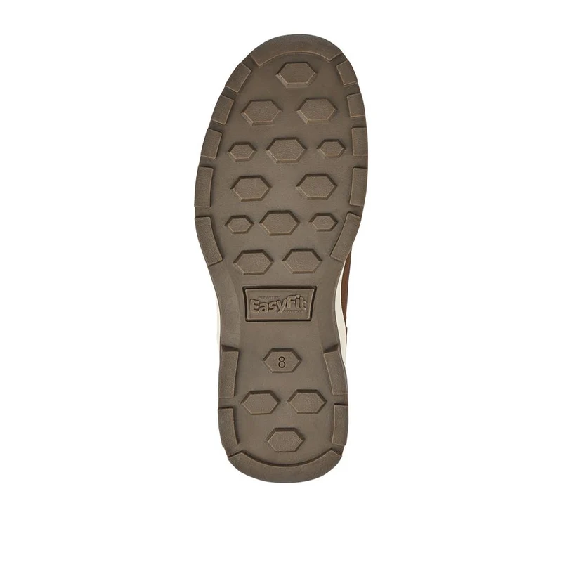 Extra-Wide Leather Casual Shoes - KRISTOPH / 326 962 - Brown