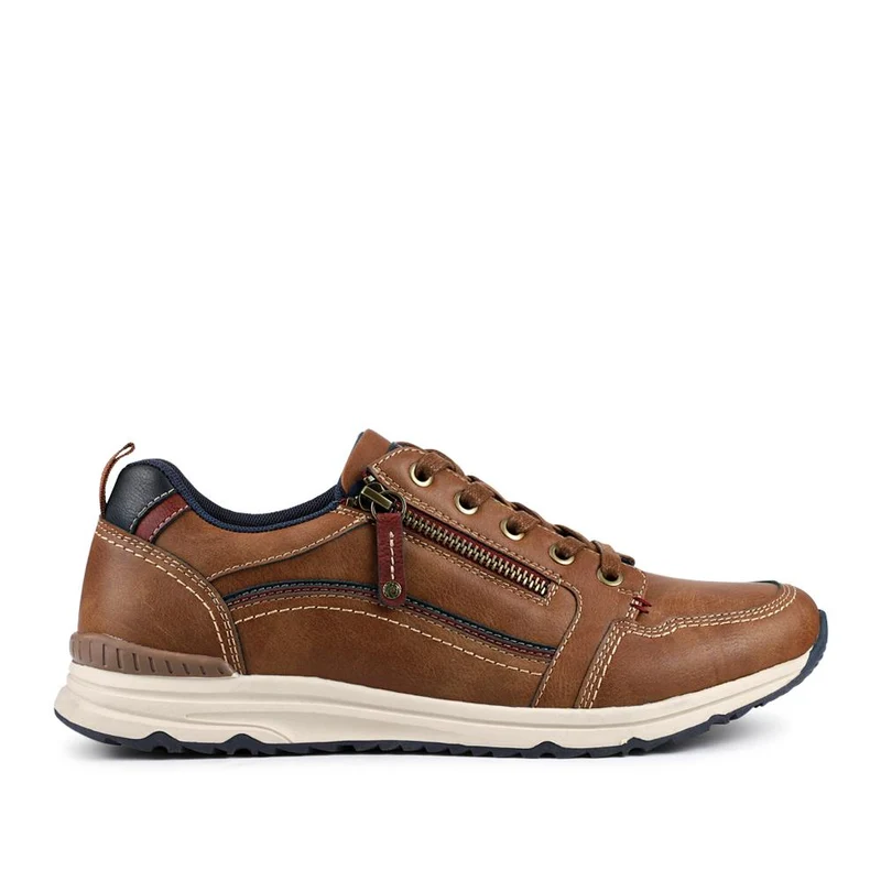 Casual Lace-Up Shoes - WOIL42021 / 328 045 - Tan