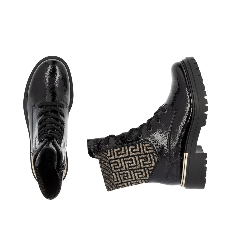 Rieker Damen Fashion Ankle Boots | Schwarz
