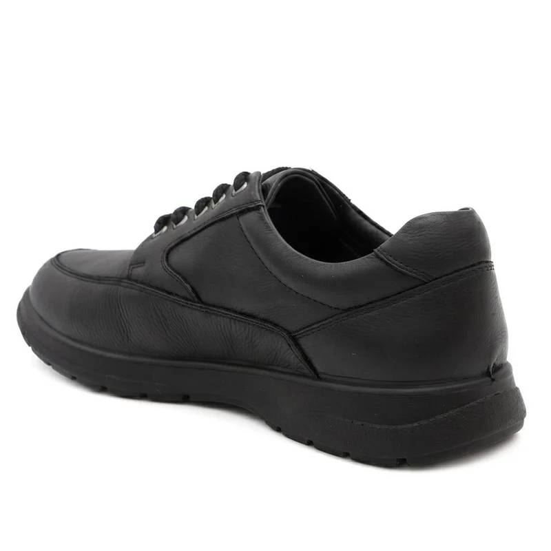 Padders Wide Fit Leather Lace Up Shoes - PADDDIN44005 / 330 057 - Black