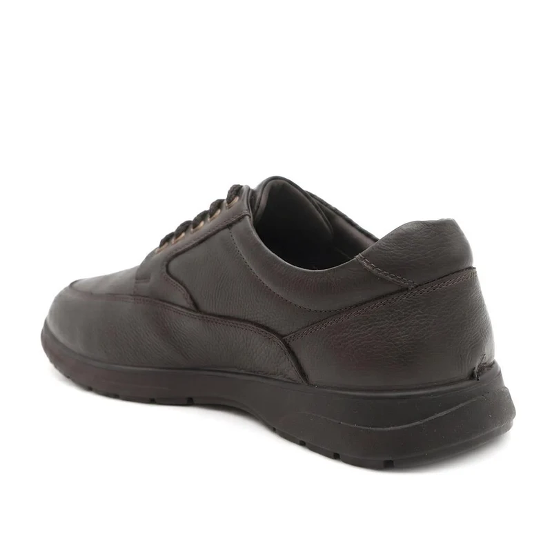 Padders Wide Fit Leather Lace Up Shoes - PADDDIN44005 / 330 057 - Dark Brown