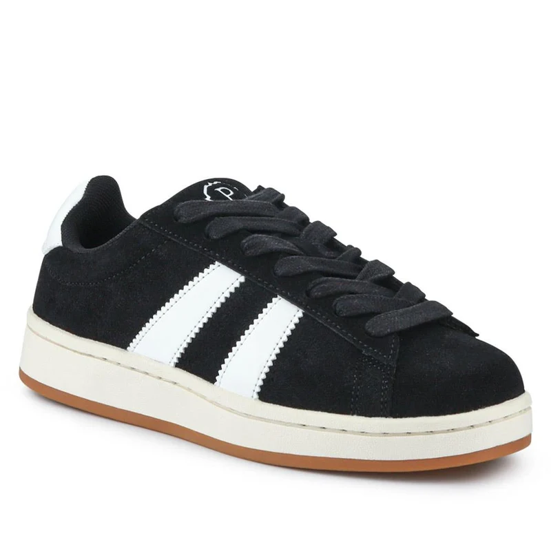 Suede Lace-Up Trainers - SUNCH41000 / 326 774 - Black