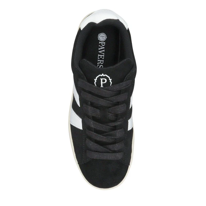 Suede Lace-Up Trainers - SUNCH41000 / 326 774 - Black