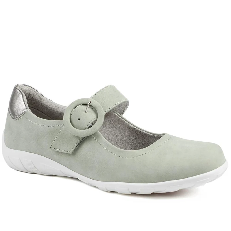 Casual Buckle Fasten Mary Janes - WBINS43015 / 328 824