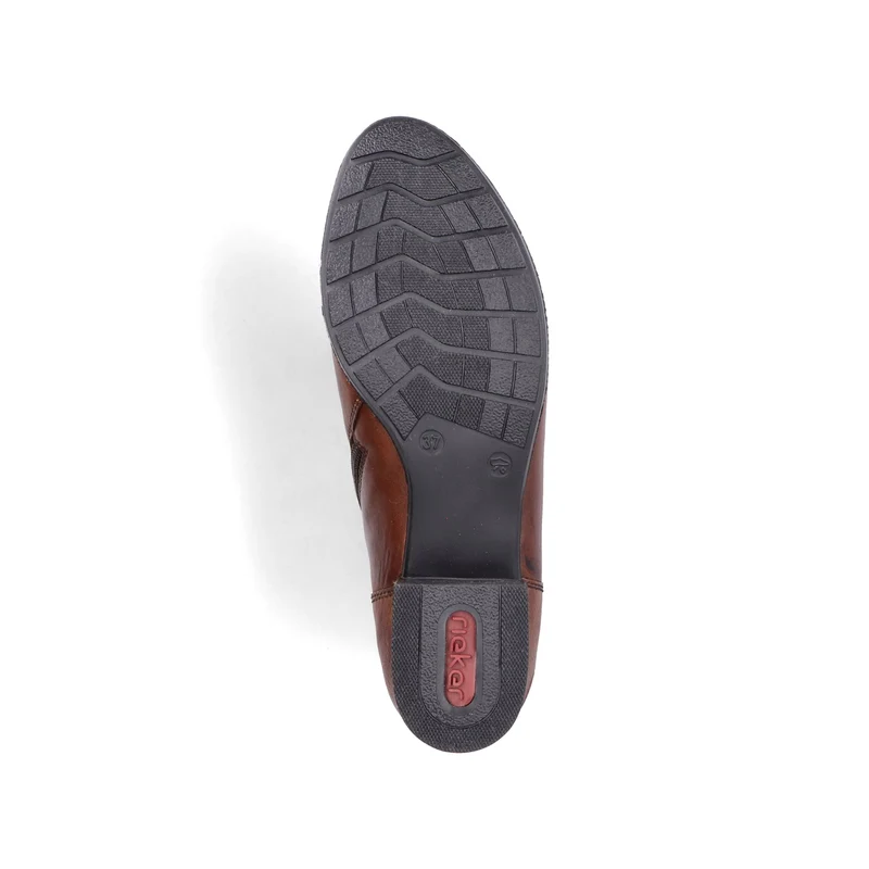 Rieker Damen Stiefeletten mit Knopfdetail | Braun