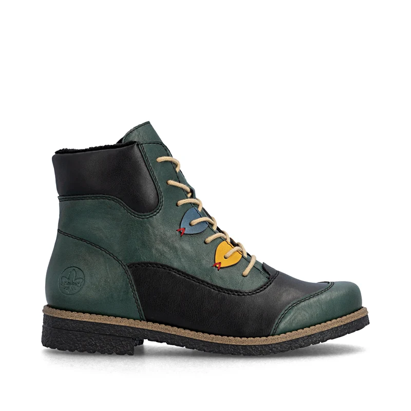 Rieker Damen Fashion Ankle Boots | Grün