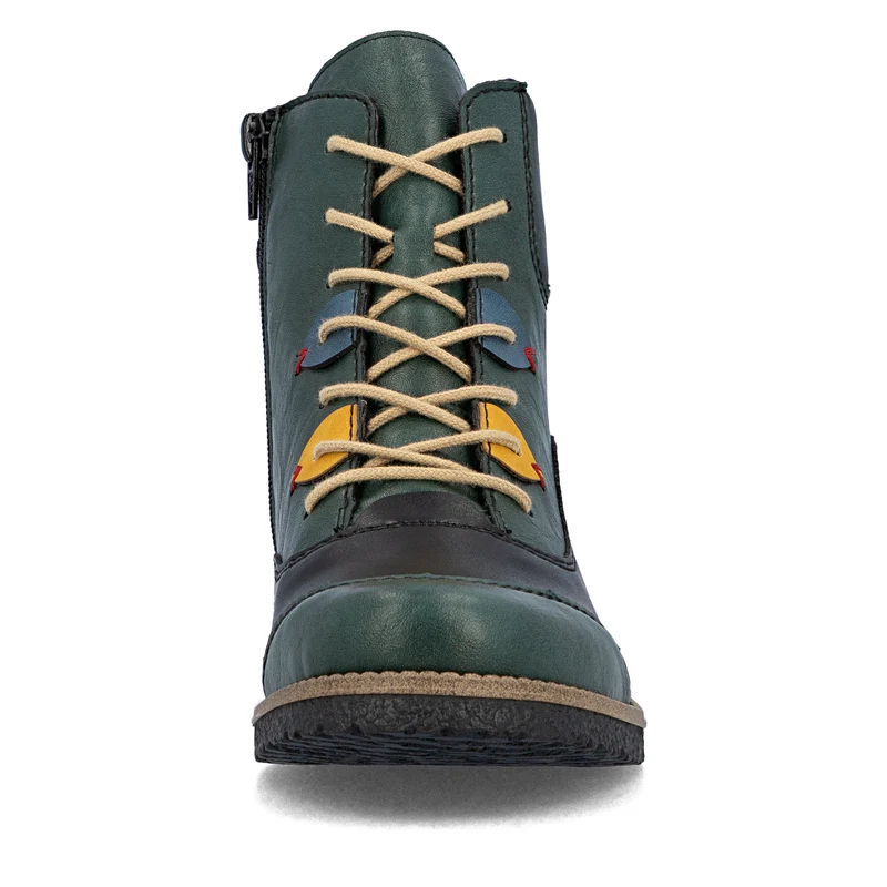 Rieker Damen Fashion Ankle Boots | Grün