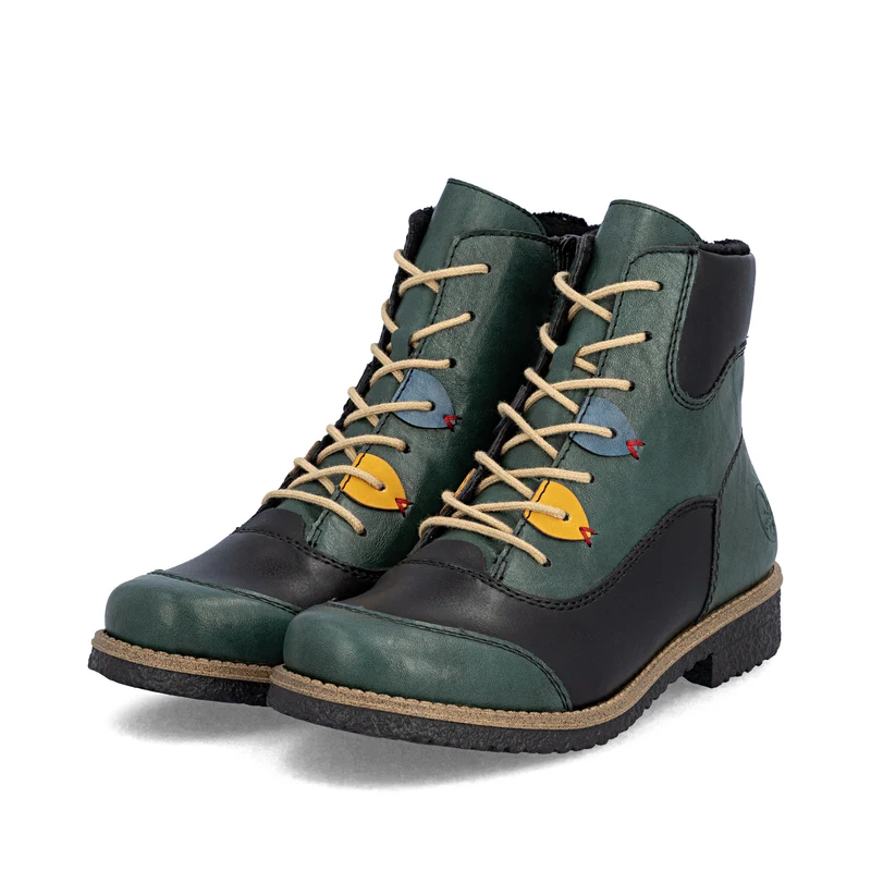 Rieker Damen Fashion Ankle Boots | Grün