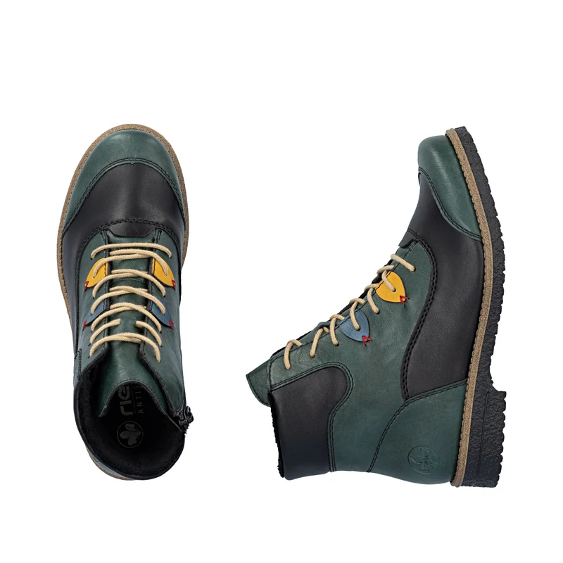 Rieker Damen Fashion Ankle Boots | Grün